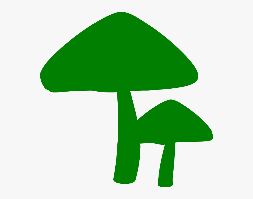Green Mushrooms Svg Clip Arts - Green Mushroom Clipart, HD Png Download