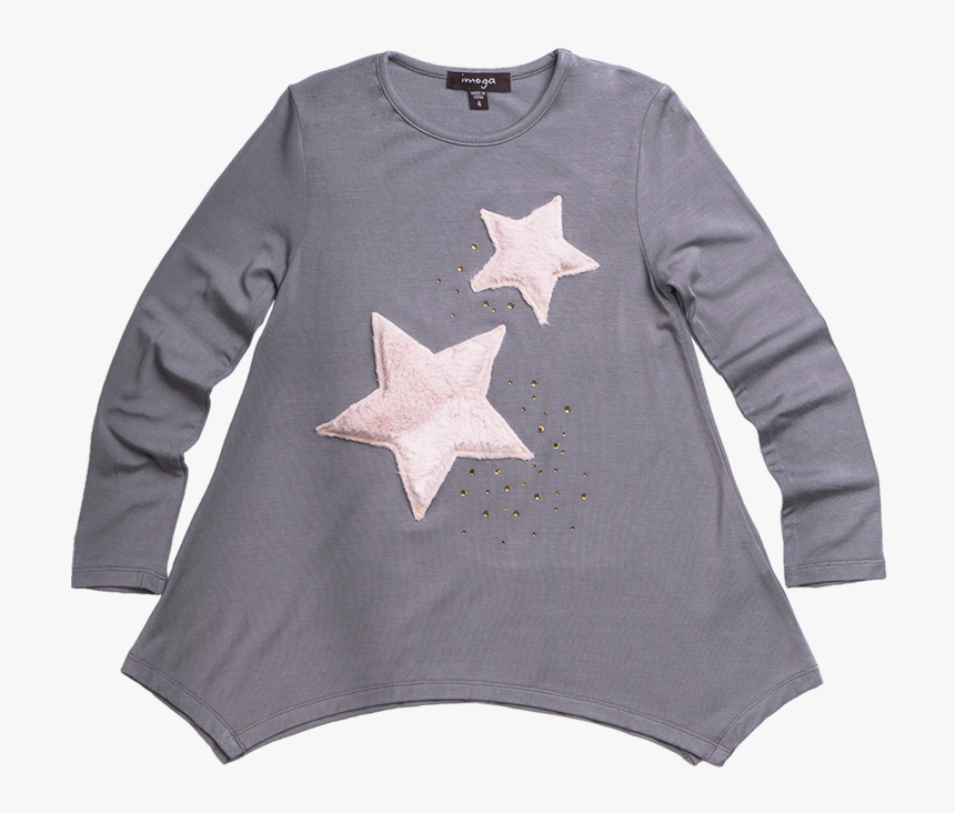 Amber Tunic Star Ash - Long-sleeved T-shirt, HD Png Download