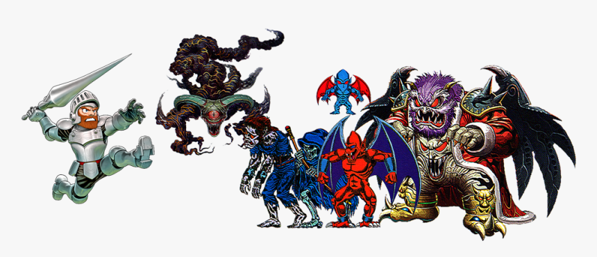 Gnggang - Ghouls N Ghosts Characters, HD Png Download