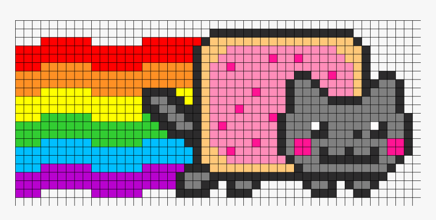 Transparent Nyan Cat Png - Nyan Cat Gif Png, Png Download