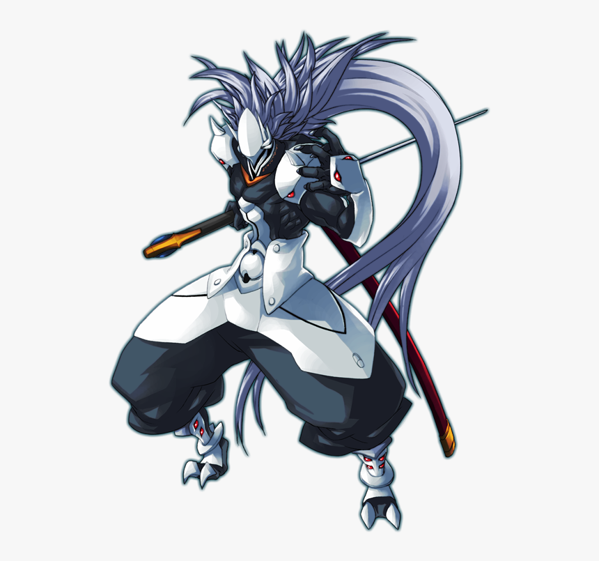 Blazblue Continuum Shift Hakumen, HD Png Download