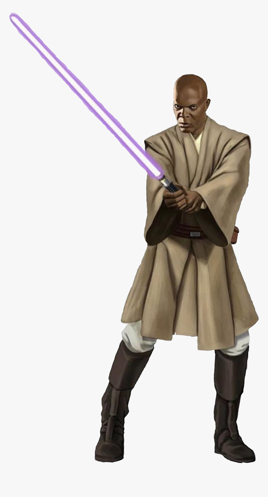 #starwars #jedi #jediknight #lightsaber #macewindu - Luke Skywalker, HD Png Download