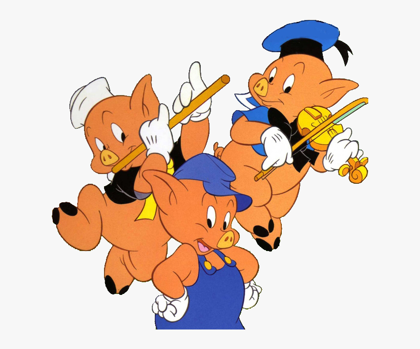 Tres Cerditos Y El Lobo Png, Transparent Png