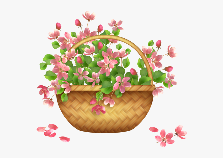 Flower Basket Clip Art