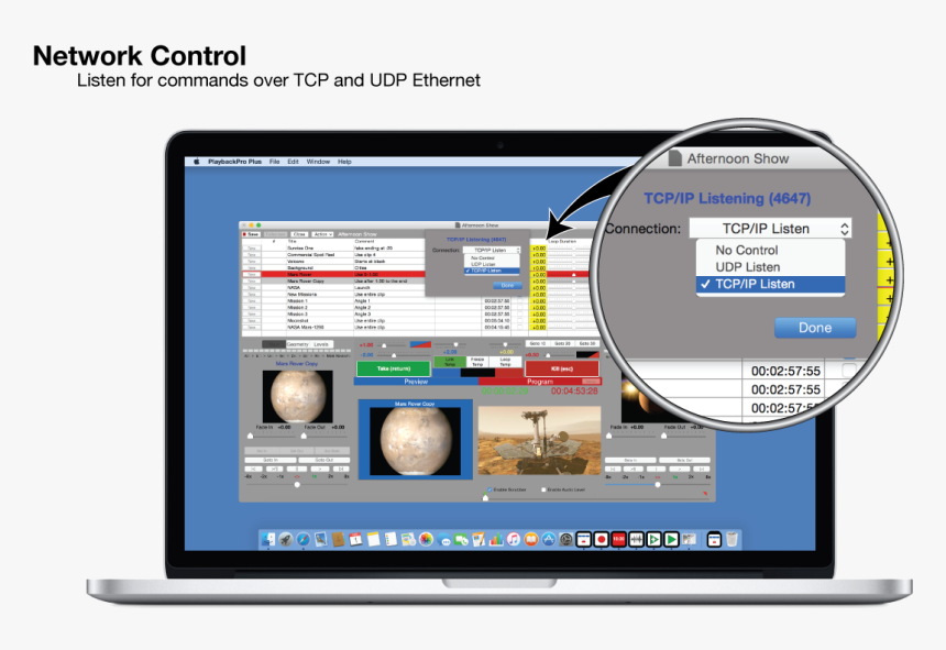 Playbackpro Plus Network Control - Insta Cue, HD Png Download