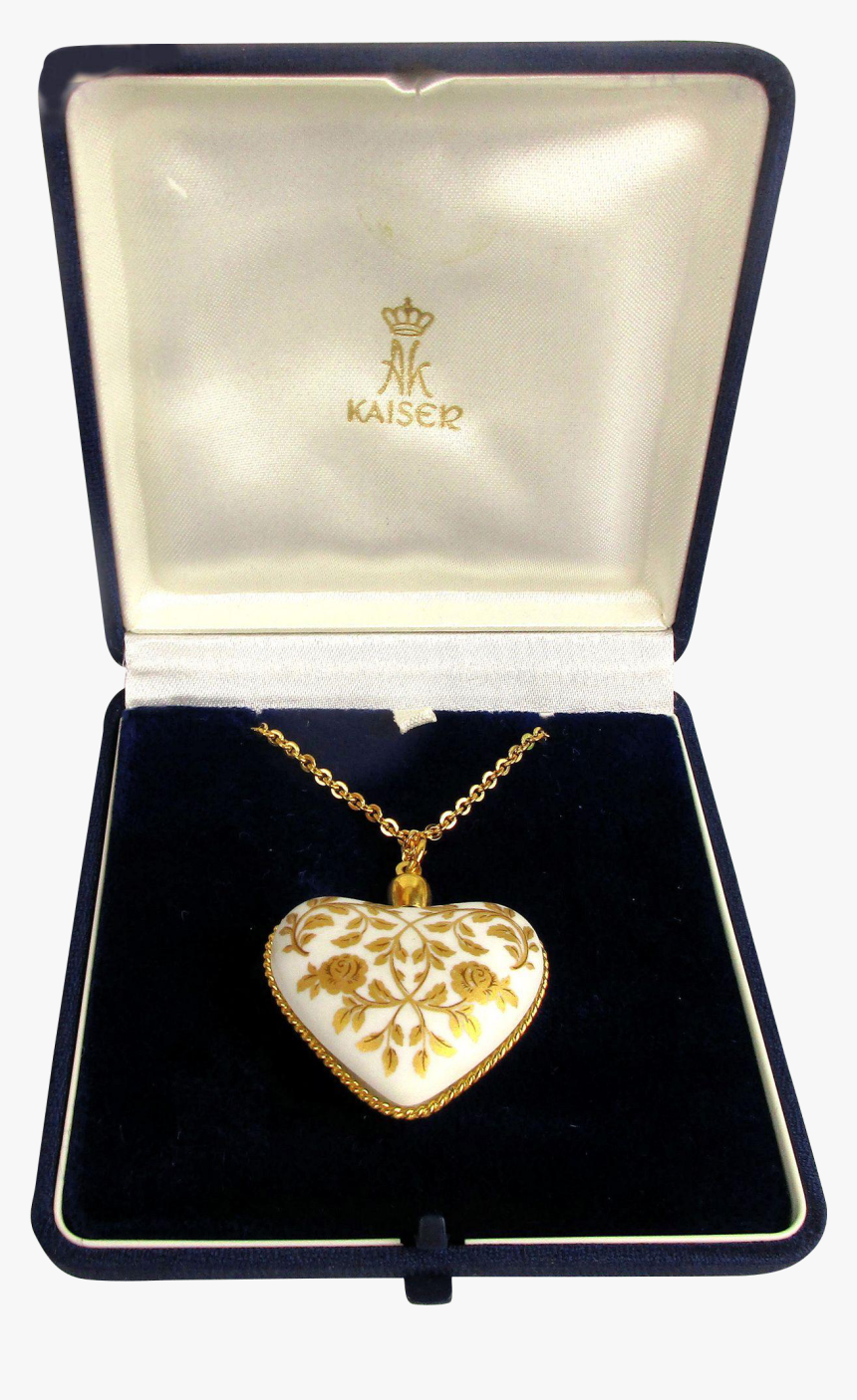 Vintage 1979 Kaiser Porcelain Heart ~ Mother S Day - Locket, HD Png Download
