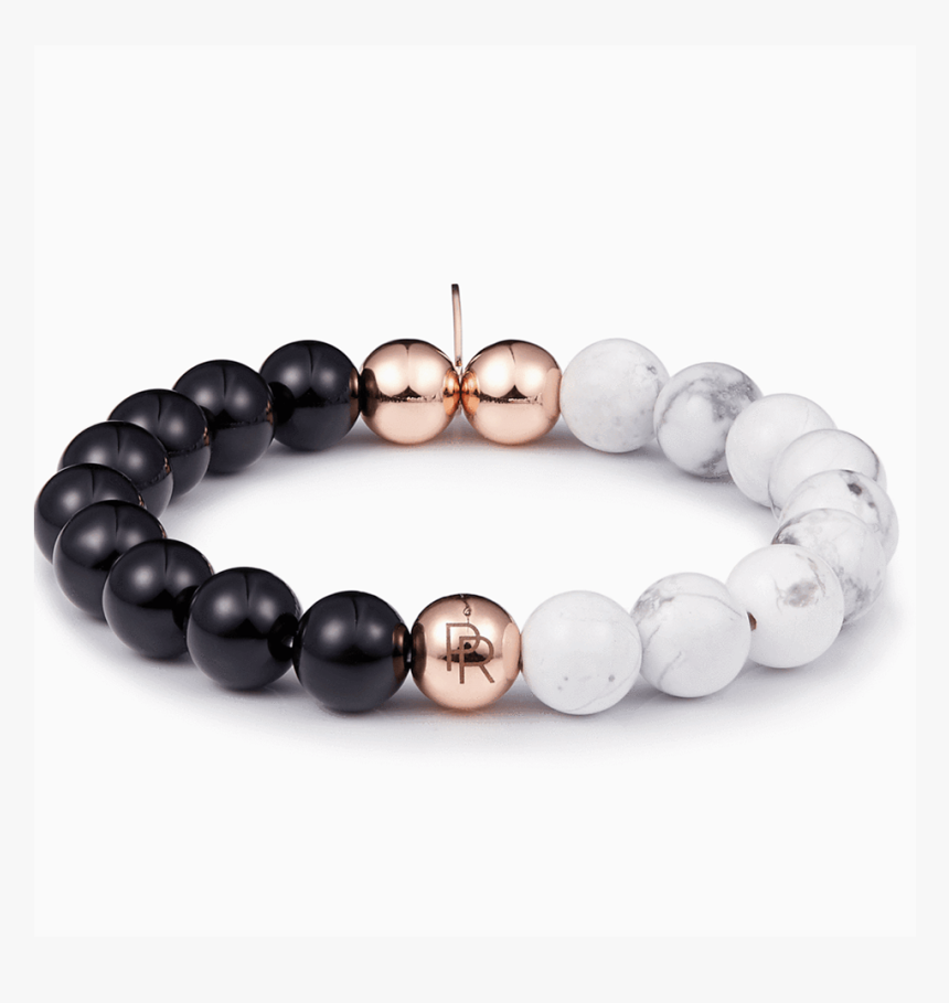 Marble Black Onyx Rose Gold Bracelet - Bracelet, HD Png Download