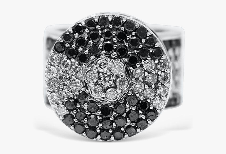 10k White Gold Lolipop Pinky Ring - Engagement Ring, HD Png Download