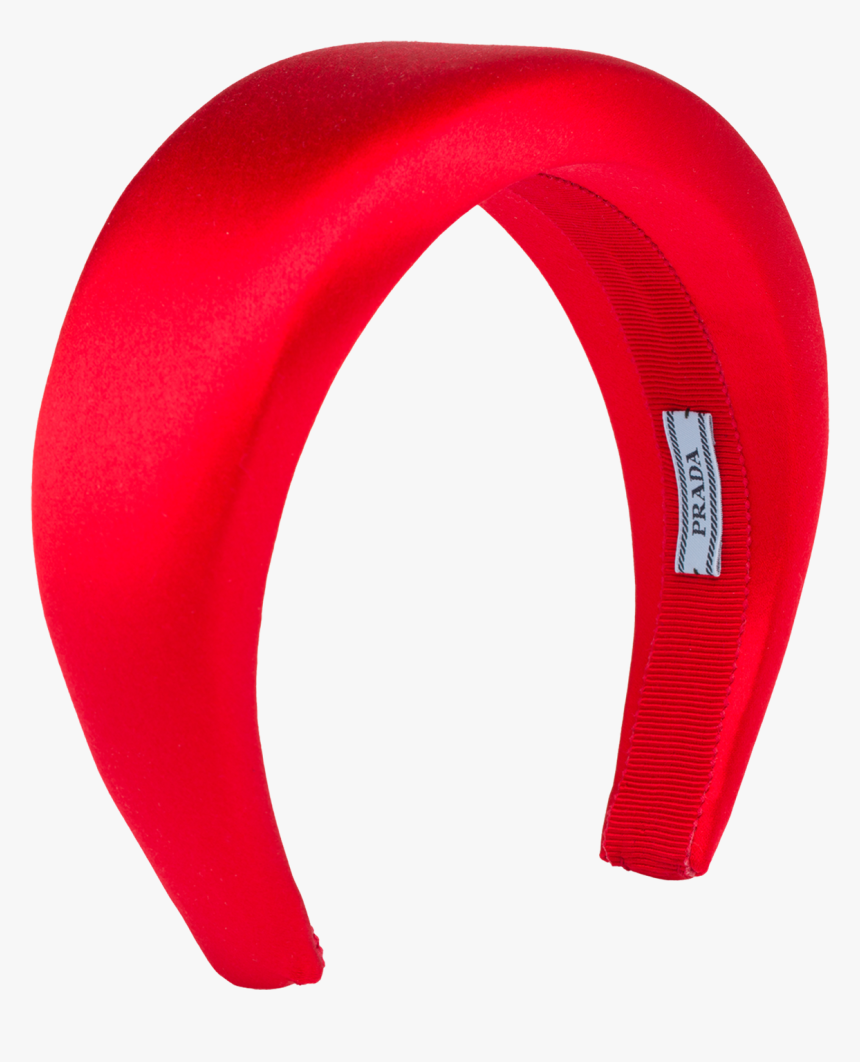 Prada Red Satin Headband, HD Png Download