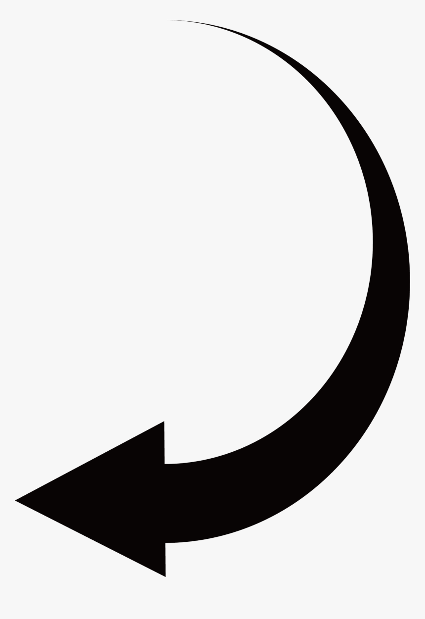 Black White Pattern - Flecha En Forma De Arco, HD Png Download