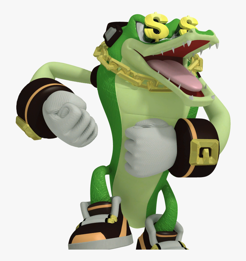 Knuckles - Vector The Crocodile Sonic Png, Transparent Png