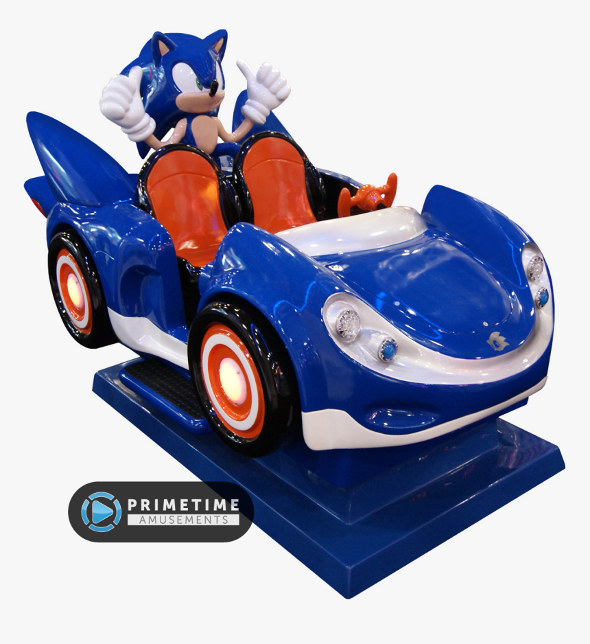 Sonic Kiddie Ride By Sega - Sonic Sega All Stars Racing Arcade, HD Png Download