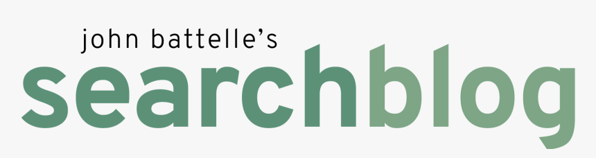 John Battelle S Search Blog - Graphic Design, HD Png Download
