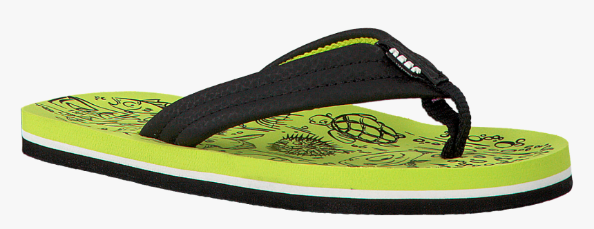 Green Reef Flip Flops Grom Reef Footprints, HD Png Download