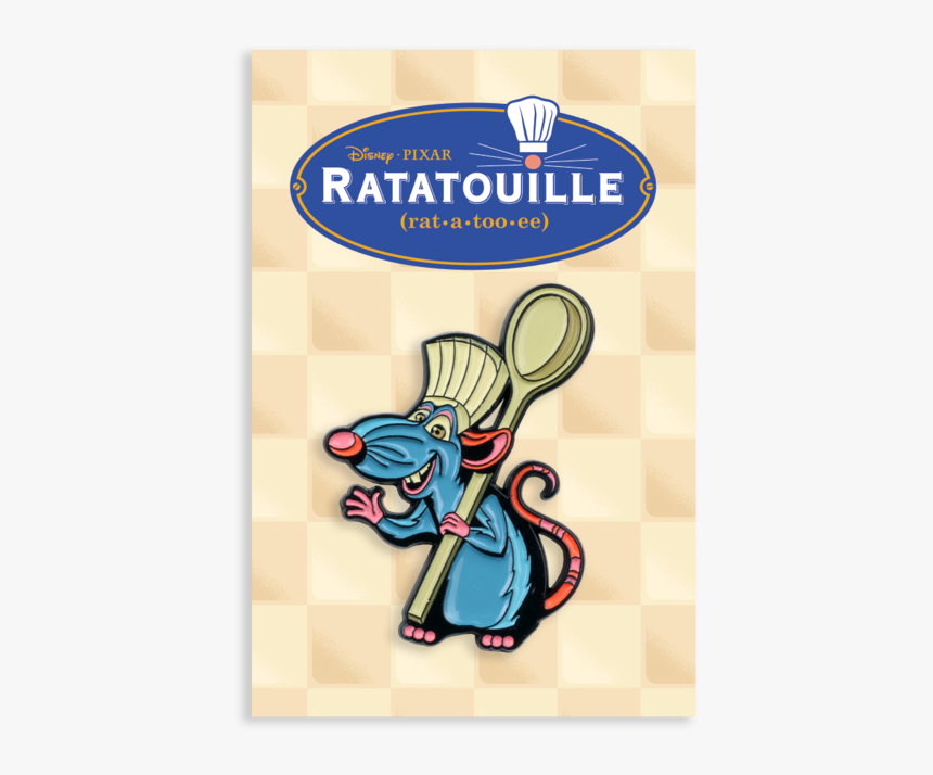 Remy Enamel Pin - Cartoon, HD Png Download