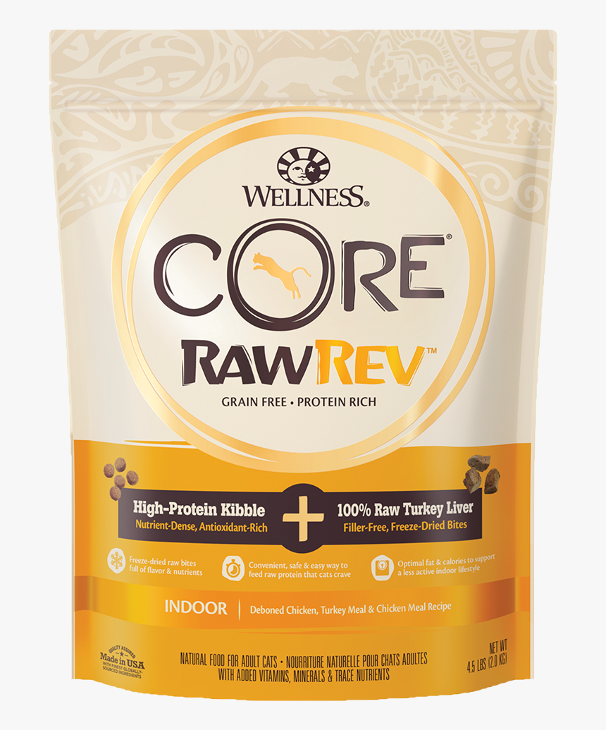 Wellness Core Rawrev Indoor Cat - Wellness Cat Core Rawrev Indoor, HD Png Download