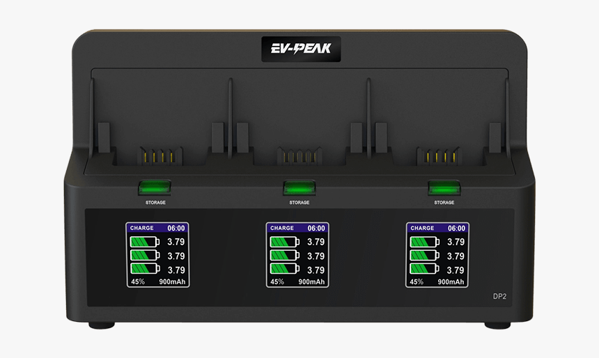 Ev-peak Dp2 3 Channel Intelligent Bebop 2 Drone Battery - Display Device, HD Png Download