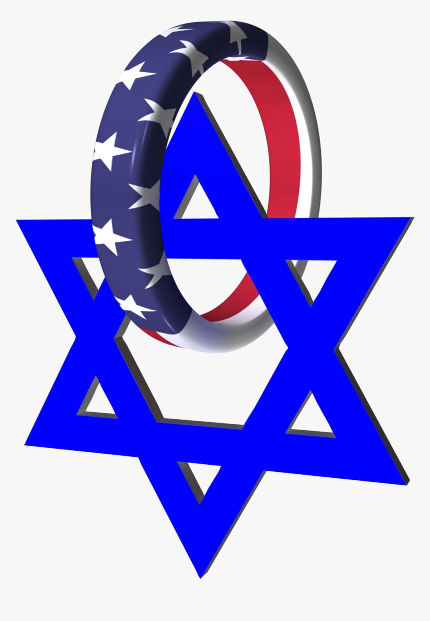 Usa Israel Ring Star Clipart , Png Download - Star Of David Icon Png, Transparent Png