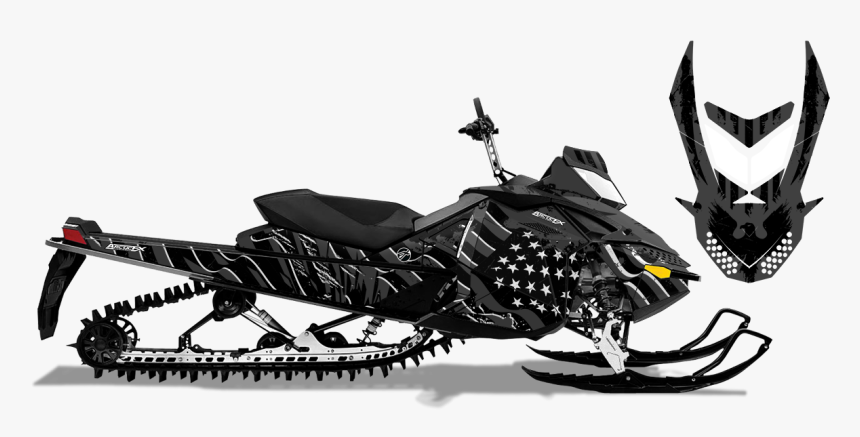 White Ski Doo Summit Wrap, HD Png Download