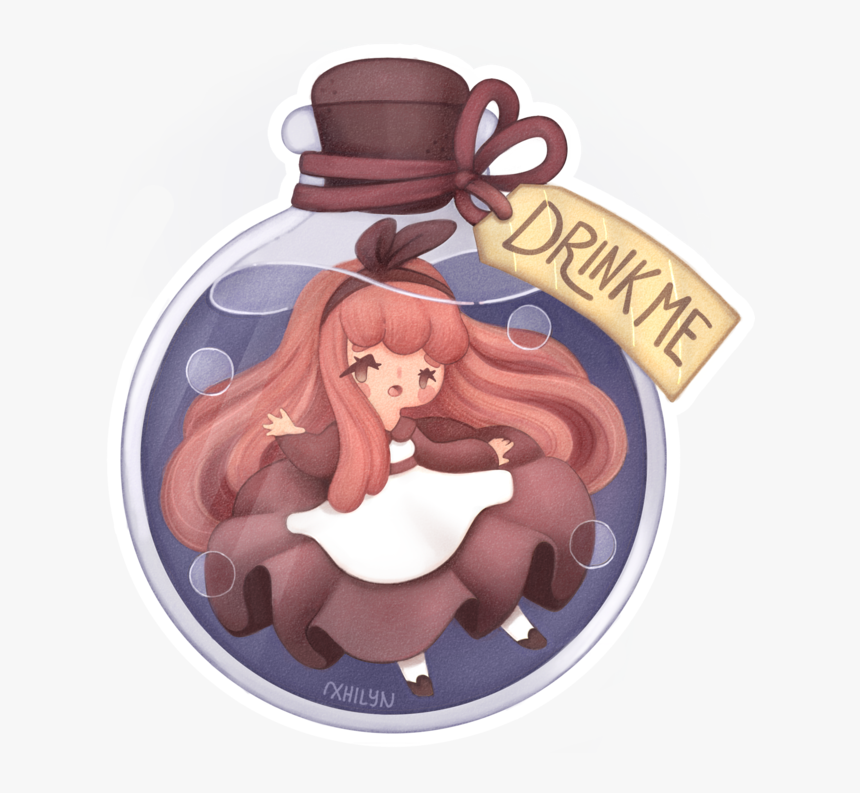 Little Alice Sticker - Cartoon, HD Png Download