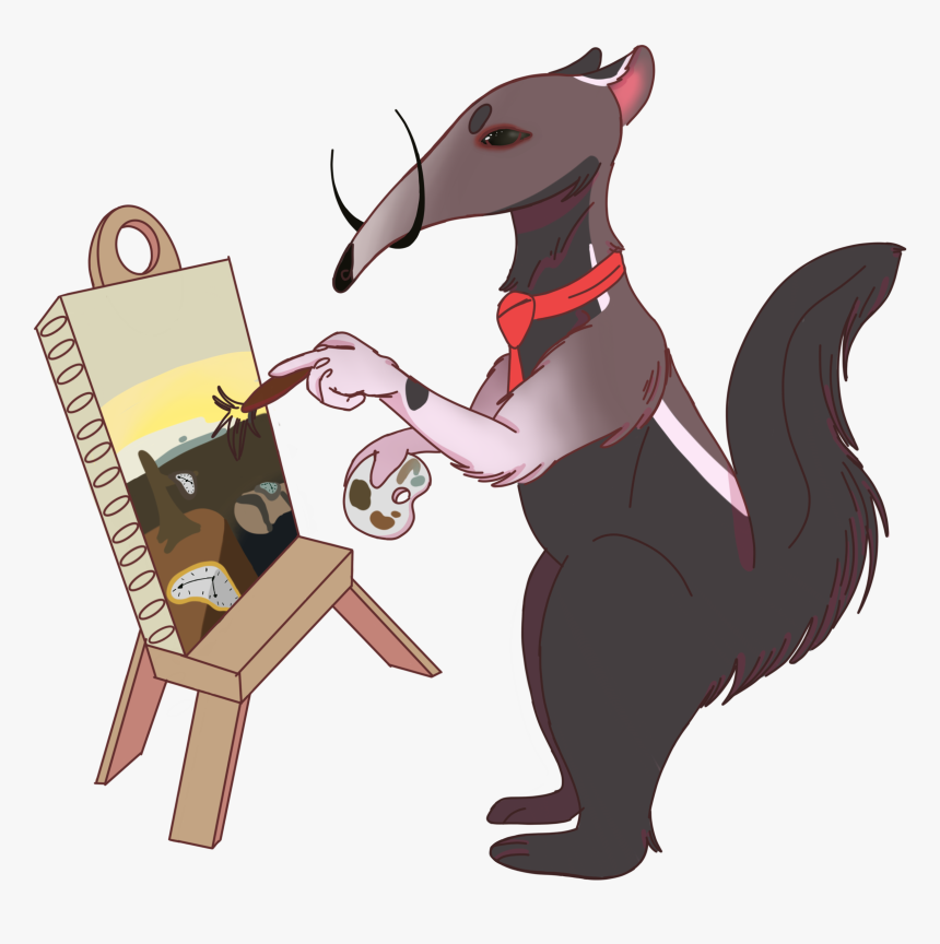 Salvador Dali Anteater Paintings, HD Png Download