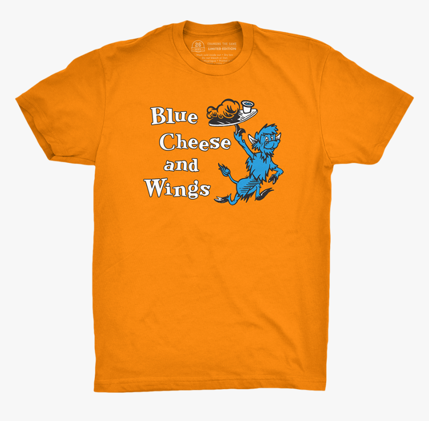 Blue Cheese With Wings Shirt, HD Png Download