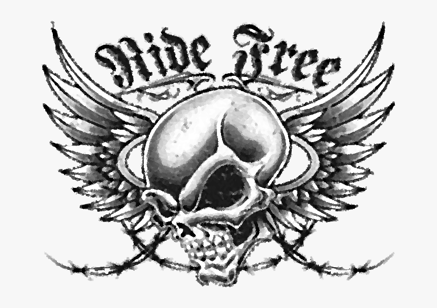 Chrome Wings Png - Live To Ride Png, Transparent Png