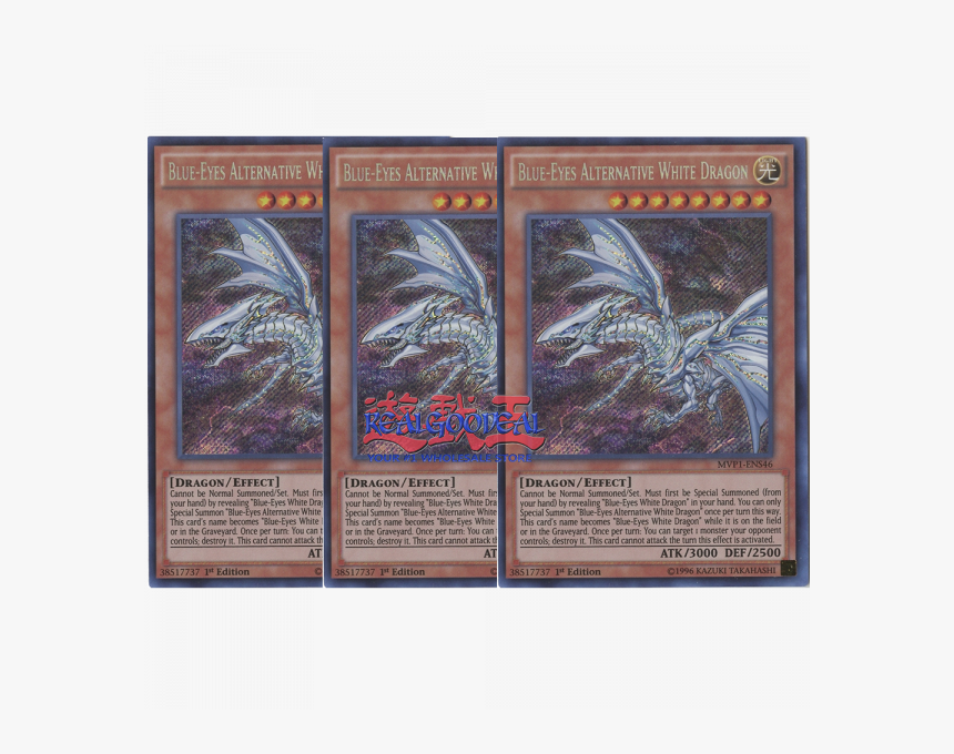 Blue-eyes Alternative White Dragon Mvpc-jp000 Yugioh, HD Png Download