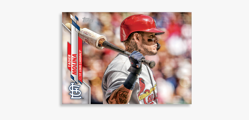 Yadier Molina 2020 Topps Series 1 Base Card Poster - Baseball Player, HD Png Download