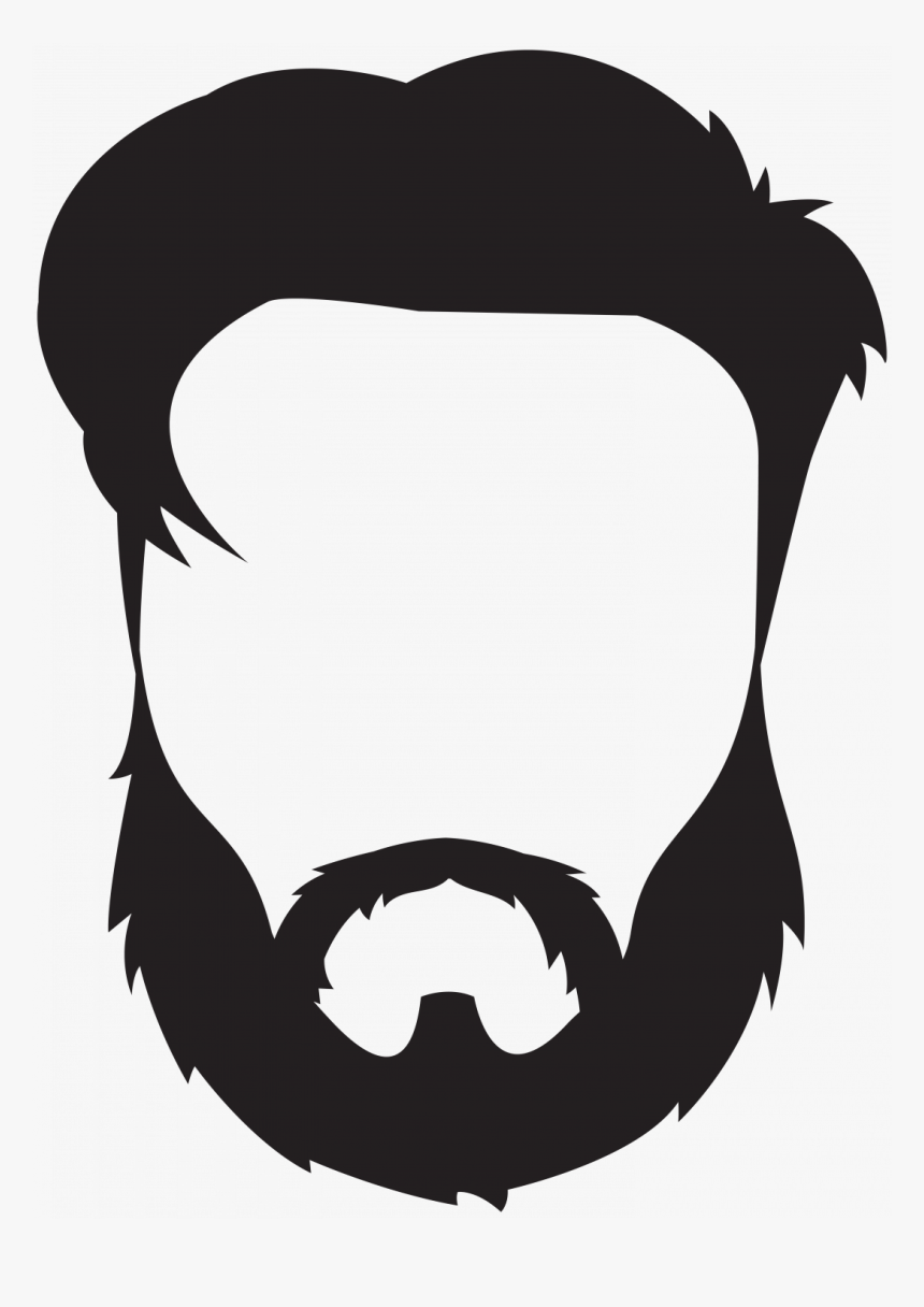 Large Size Of How To Draw An Italian Mustache A With - Man With A Beard Clipart, HD Png Download