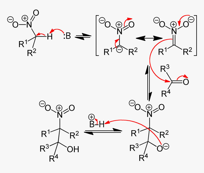 Henry Reaction Mechanism V - Réaction De Henry, HD Png Download