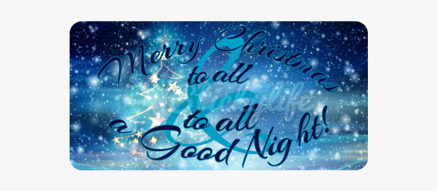 Merry Christmas To All Decorative Rectangle Aluminum, HD Png Download