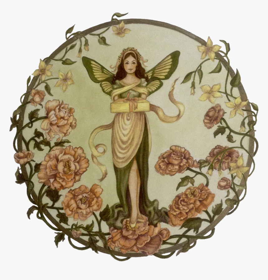Joanne Mcguire Battiste Butterfly Fairy Lady Bearing - Angel, HD Png Download