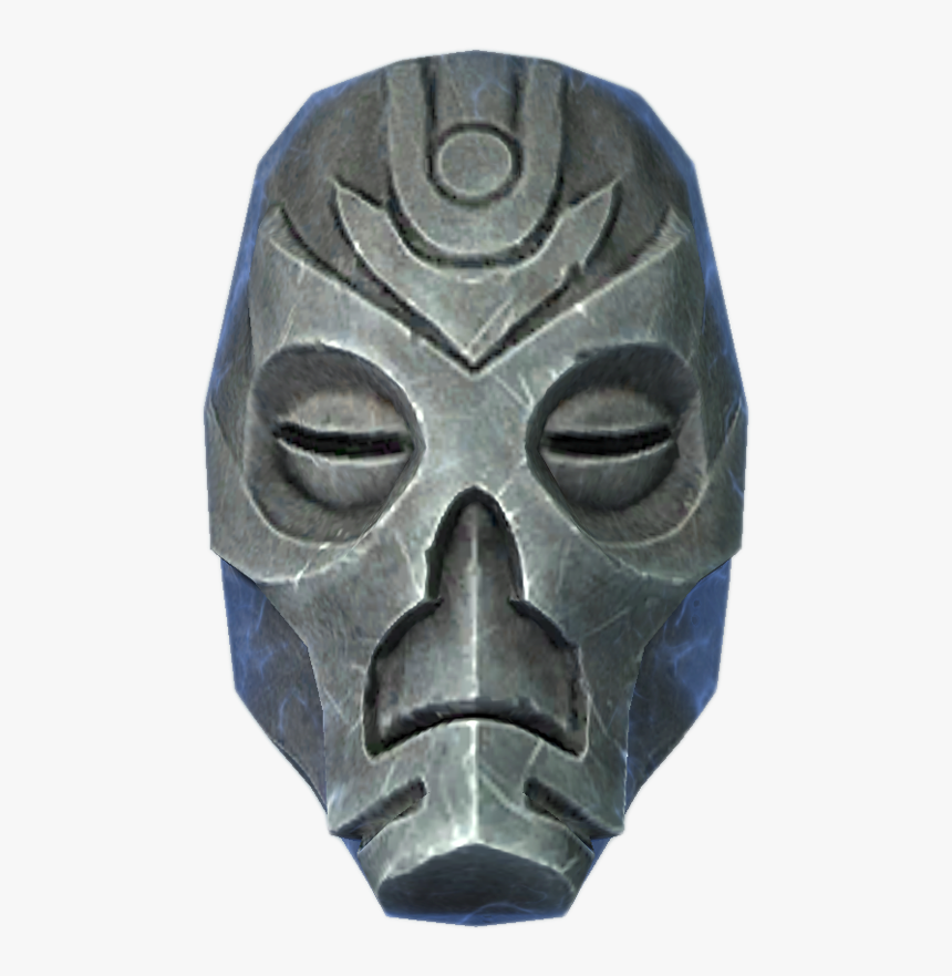 Vokun Mask - Model - Dragons Mask Skyrim, HD Png Download
