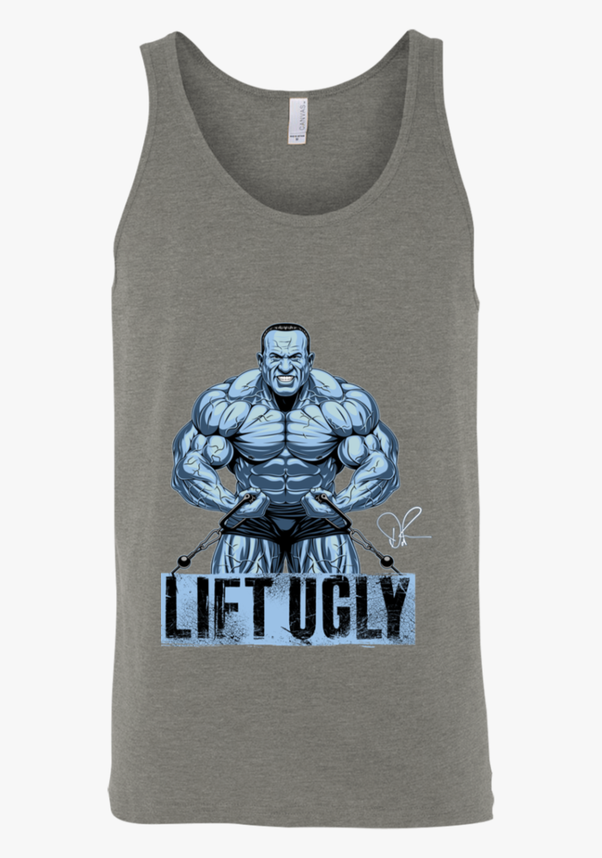 Lift Ugly Jersey Tank Dave Palumbo Blue 
 Class Lazyload - Shirt, HD Png Download