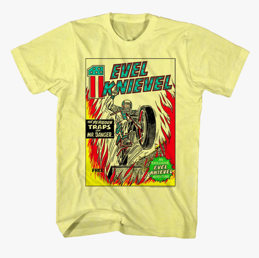Comic Book Cover Evel Knievel T-shirt - Oh Honey Trixie Mattel, HD Png Download