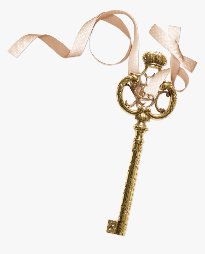 #key #ribbon #scrapbook #steampunk - Key, HD Png Download
