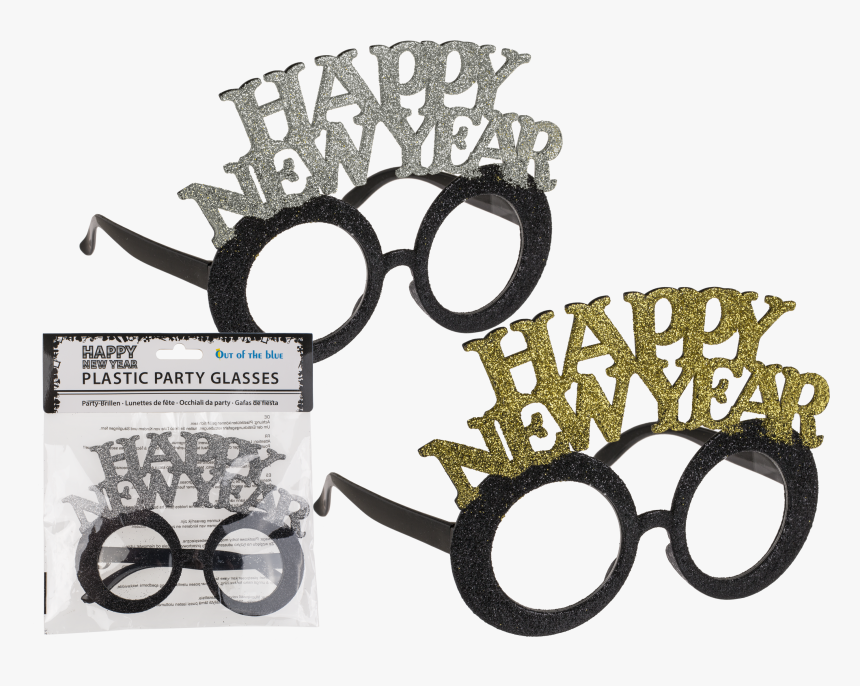 Happy New Year Brille, HD Png Download