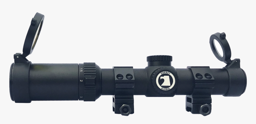 Ta1-4x24scope Caps Open, HD Png Download