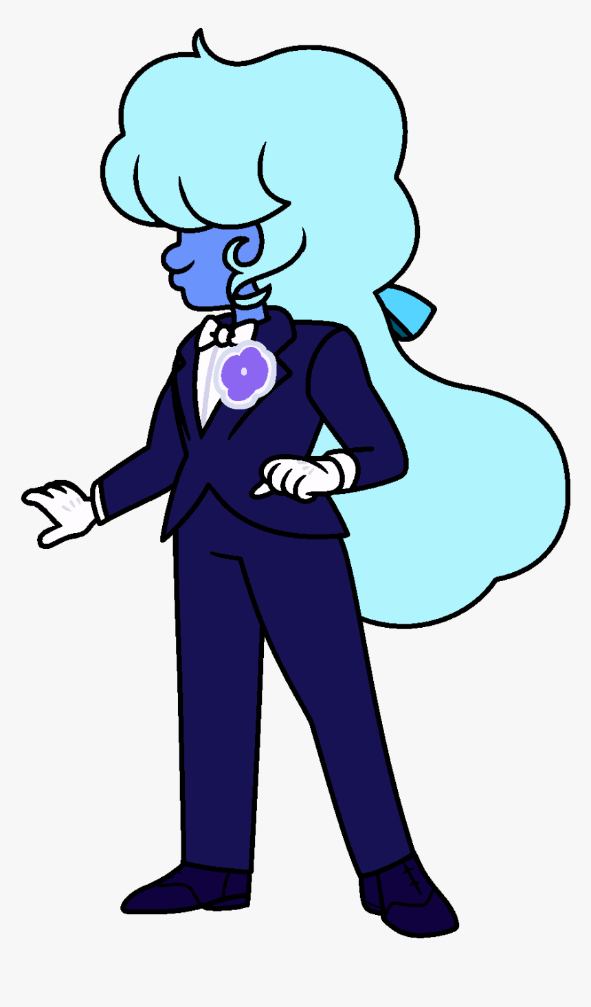 Sapphire, Wedding Suit - Sapphire Wedding Steven Universe, HD Png Download
