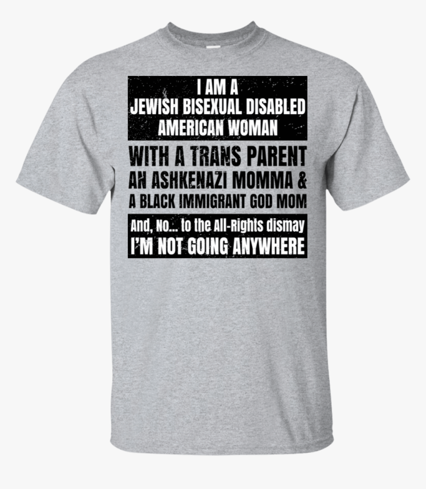 I Am A Jewish Bisexual Disabled American Woman T Shirts - Active Shirt, HD Png Download