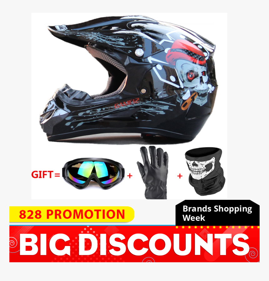 Motorcycle Helmet Full Face Helmet Moto Casco Motocross - Motorcycle Helmet, HD Png Download