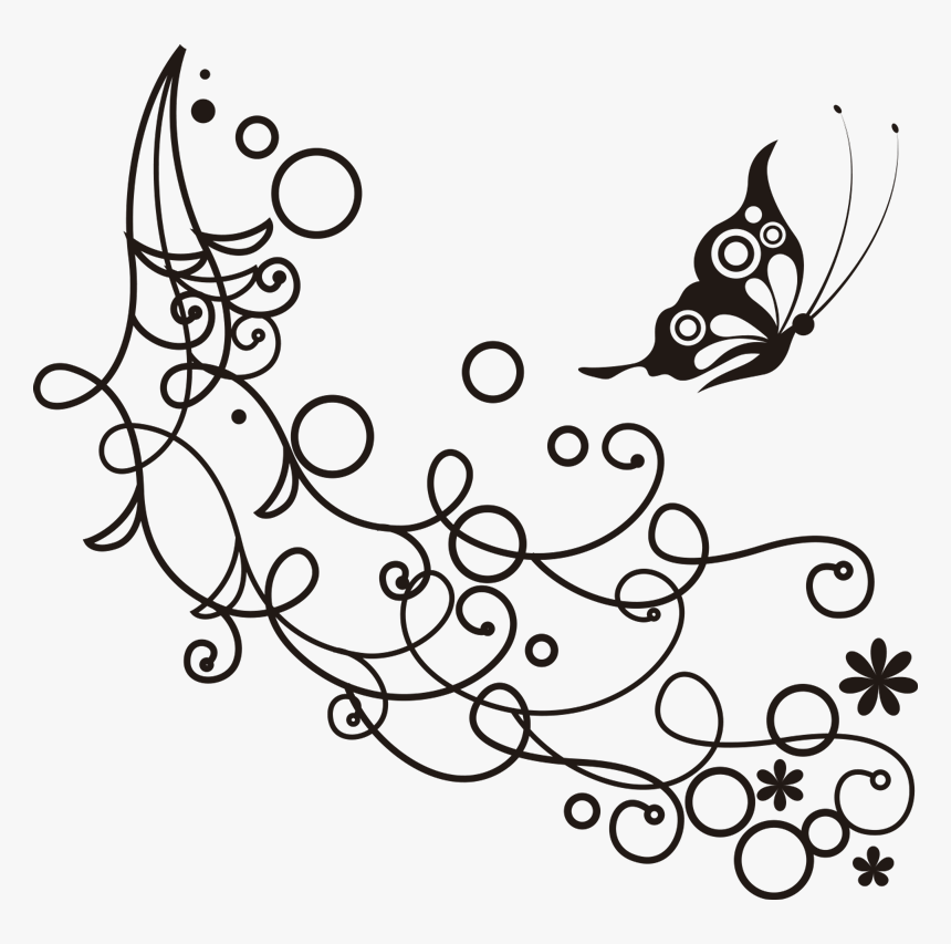 Vinilos Flores Coches, HD Png Download