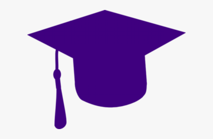 Transparent Scholar Png - Purple Graduation Caps Clip Art, Png Download