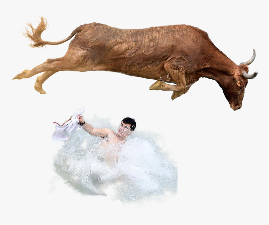 Pamplona Bull Run, HD Png Download