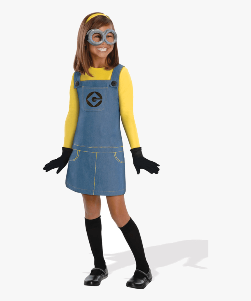 Minion Costume Girl, HD Png Download