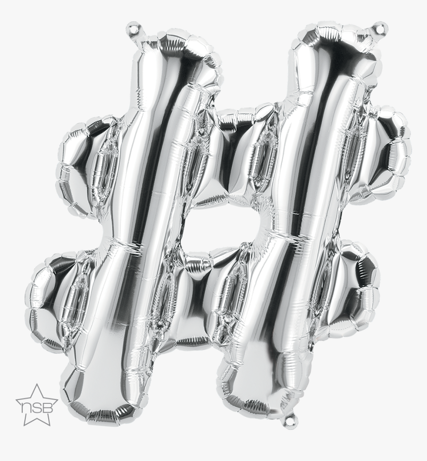 Hashtag Ballon, HD Png Download