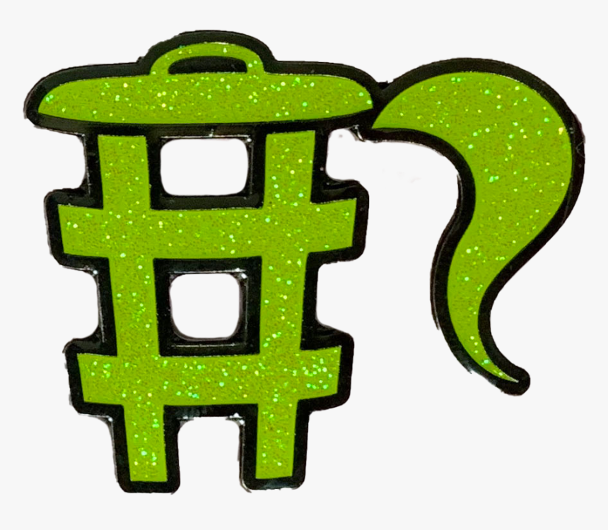 Pink Glitter Enamel Pin, HD Png Download