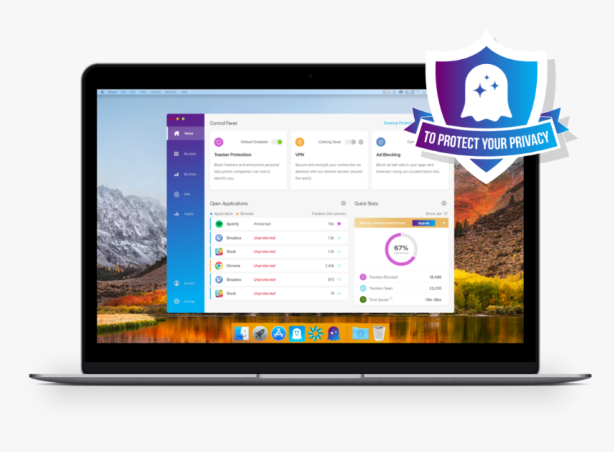 Group 1984@2x - Ghostery Midnight, HD Png Download