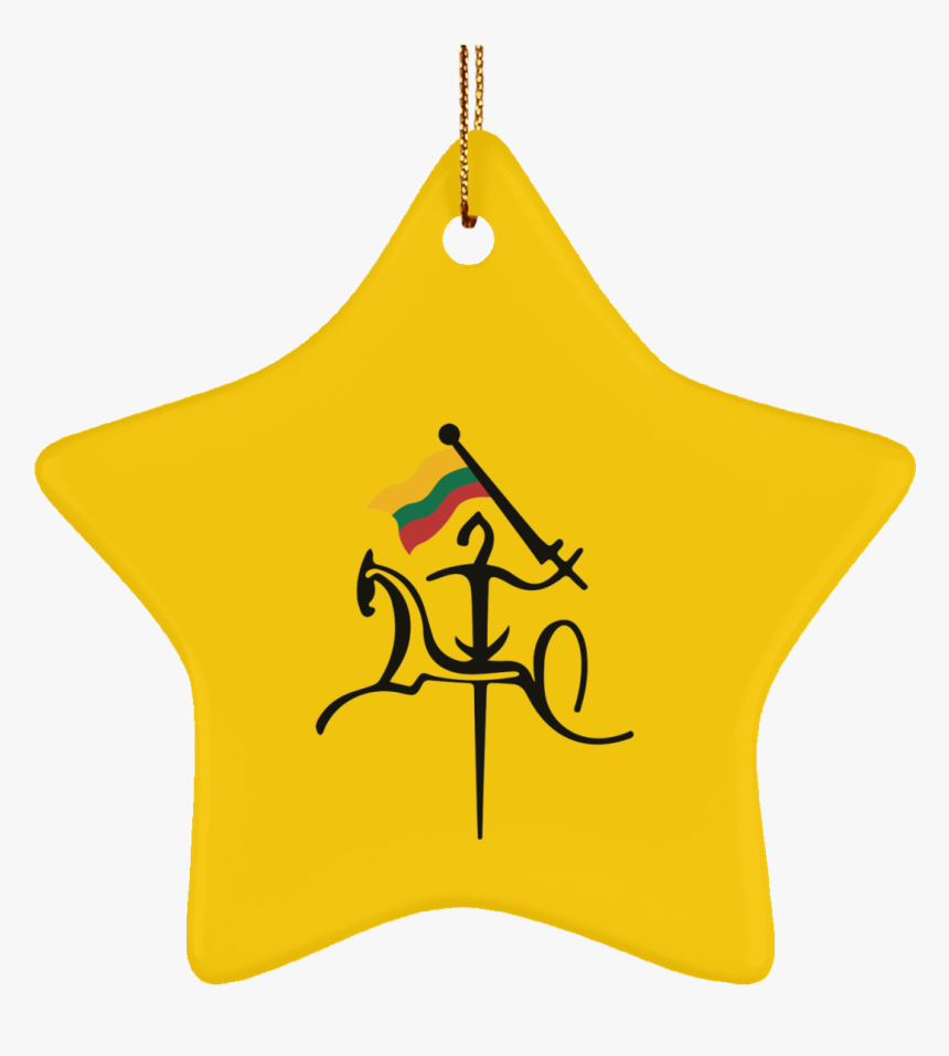 Vytis W/ Flag Ornament - Vytis, HD Png Download